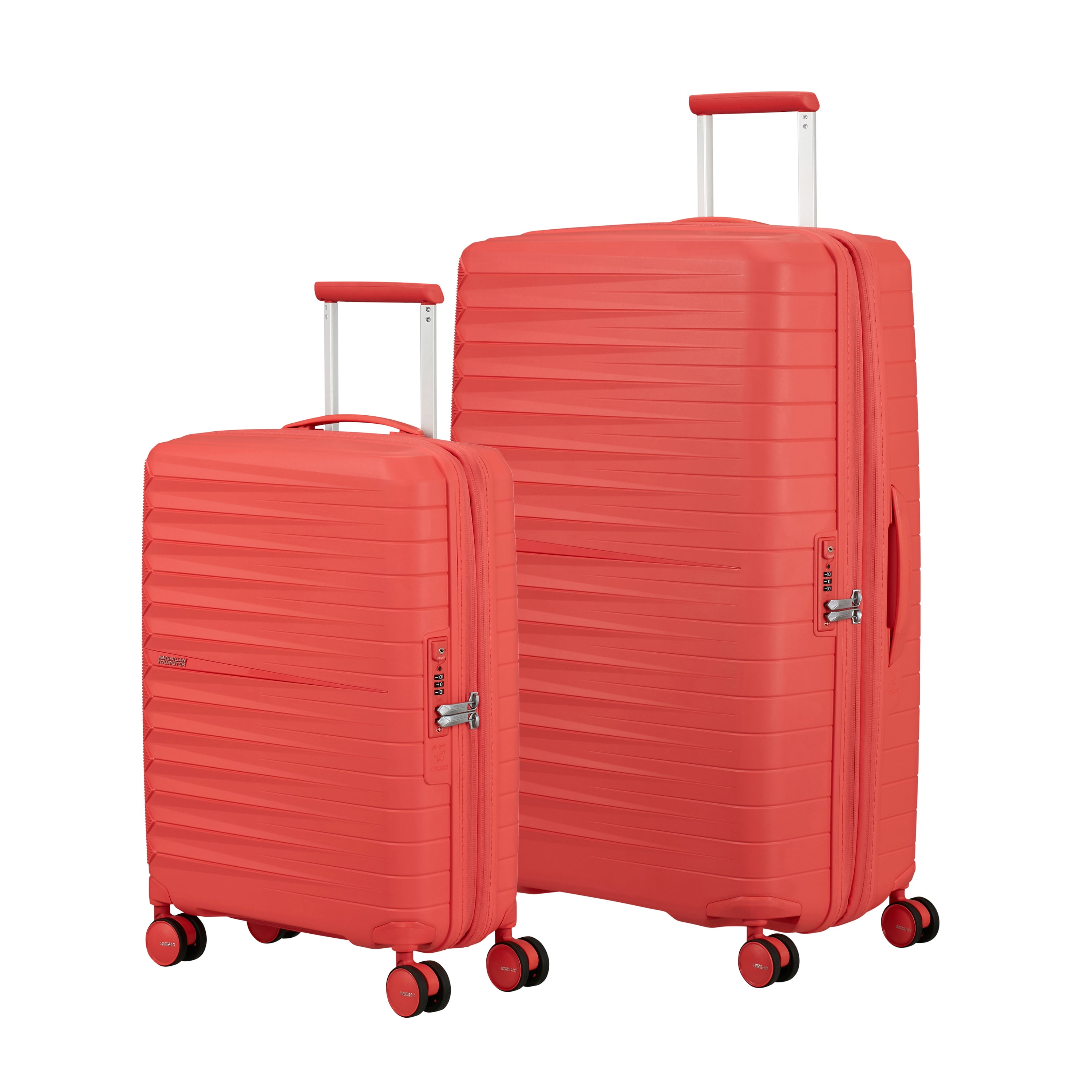 American Tourister FastForward 2pc Spinner Luggage Set Coral