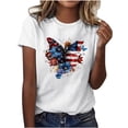 thumbnail image 2 of Xdegoge Chemises Patriotiques à Drapeau, Vêtements de Vacances à la Plage Blouses Petites en Coton, Hauts Grande Taille pour Femmes Été 3X, Chemises Rouges Y2K, Ajouter à Ma Commande Aujourd'hui, de Mujer Para, Multicolore 2X, 2 of 5