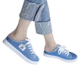 thumbnail image 3 of Kcodviy Chaussures en Toile pour Femmes Chaussures de Travail Confortables pour Femmes Chaussures Habillées Décontractées Femmes Chaussures Plates pour Femmes Taille 8 Chaussures Habillées Décontractées en Toile, 3 of 7