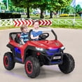 thumbnail image 2 of 12V 2-Seater Kids Ride On UTV RC Electric Vehicle Suspension w/ Lights & Music, 2 of 10