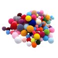 thumbnail image 1 of 160 Pcs Pompon Coloré Matériel Fait Main Pompon Accessoire Maternelle Boules Moelleuses (Couleur Mixte), 1 of 8