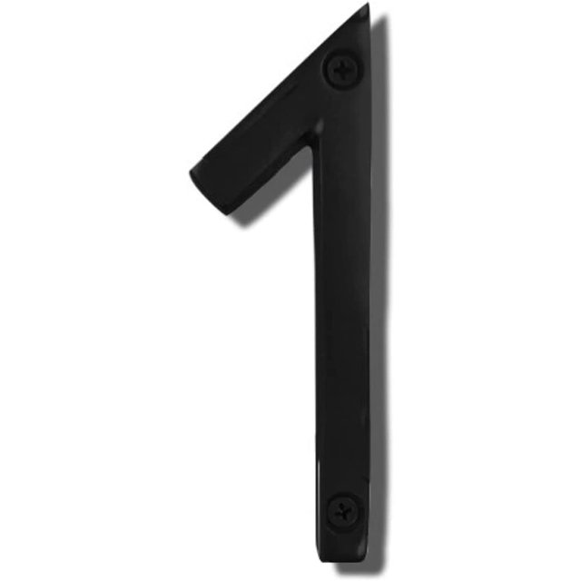 NACH 4 to 8 Inch Aluminum House Address Number Series - Stylish Floating Address Plaque for Home/Business Use - Modern Metal Numbers for Mailbox/Front Door - Maximum Rust Protection, Indoor/Outdoor