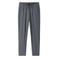 thumbnail image 1 of Plebaso Men's Silk Joggers Pants Drawstring Lightweight Athletic Pants Workout Running Sports Pants, 1 of 4