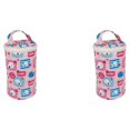 thumbnail image 1 of maskred Convenient Storage Box For Organizing Cereal And Snacks Lightweight And Portable Insulated Lunch Box Thermal Lunch Box Pink Little Whale 2 Insulation Bag 2Set, 1 of 6