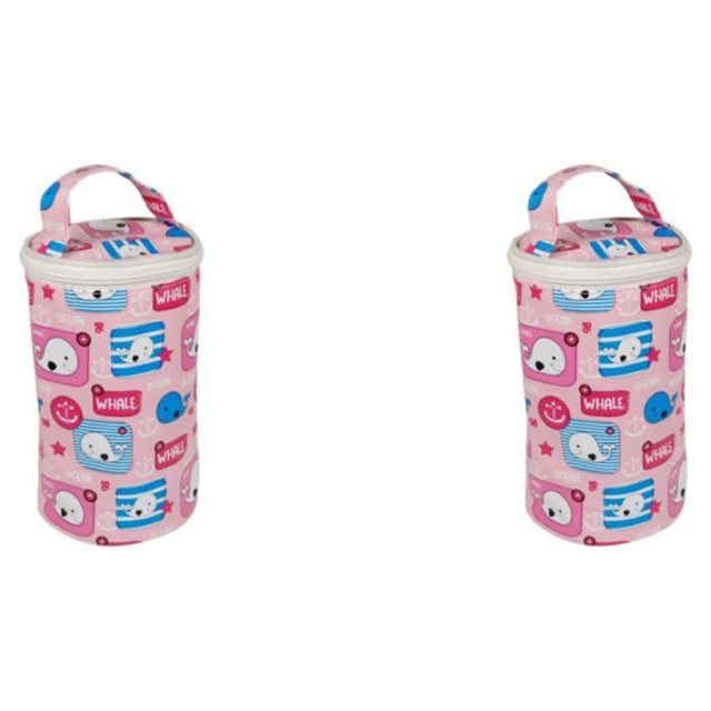 maskred Convenient Storage Box For Organizing Cereal And Snacks Lightweight And Portable Insulated Lunch Box Thermal Lunch Box Pink Little Whale 2 Insulation Bag 2Set