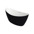 thumbnail image 4 of A&E Bath and Shower JODIE 59-BLK FREESTANDING BATHTUB, 4 of 6