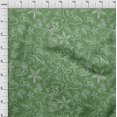 thumbnail image 4 of oneOone Cotton Silk Green Fabric Sea Sewing Craft Projects Fabric Prints By Yard 42 Inch Wide, 4 of 4