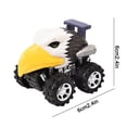 thumbnail image 3 of D Eagle Bird Pull Back Car Toy Mini Dinosaur Vehicle Wild Animal Model For Kids Stocking Stuffer Gift, 3 of 9