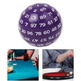 thumbnail image 3 of pitrice Acrylic Dices Game Entertainment Family Polyhedral Dice Purple, 3 of 9