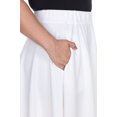 thumbnail image 3 of White Mark Jupe Midi Évasée Tasmin pour Femmes, 3 of 5