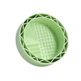 thumbnail image 1 of Silicone Makeup Brush Cleaner Mat - 2-in-1 Design, Multi-Textured, Quick Dry - Clean/Dry Brushes for Home/Professional Use, 1 of 7