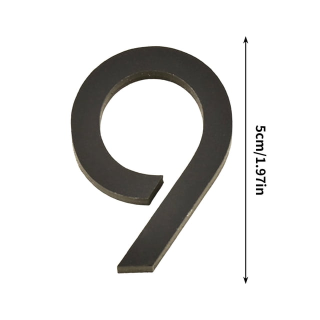 Plaque d'Immatriculation en Acrylique de 5 cm, Utilisée pour la Décoration de Mode