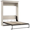 thumbnail image 1 of Bestar Versatile 64"W Engineered Wood Full Murphy Bed in Linen White Oak, 1 of 10
