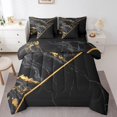 thumbnail image 1 of YST Black Watercolor Bedding Set, Full Size, 7-Piece, 1 of 4