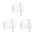 thumbnail image 1 of mmirethe Clear Acrylic Toy Display Show Stand Shelf 5.5cm 3Set, 1 of 6