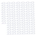 thumbnail image 4 of 100pcs Christmas Lights Clips Plastic Gutter Clips String Light Hooks Reusable Frostproof Holiday Light Clips for Yards Eaves, 4 of 7