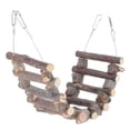 thumbnail image 3 of Bird Rope Ladder, Easy To Install Pet Toy Pet Hanging Ladder Cage Accessories Wooden  For Chewing 40cm, 3 of 8