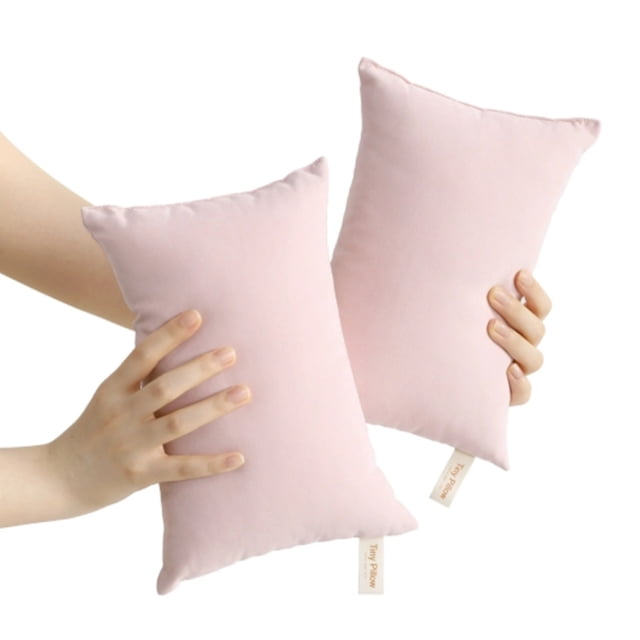 Harpily 2 Pack Microfiber Soft Tiny Pillows Machine Washable Travel Pillows 11 X 7 Red