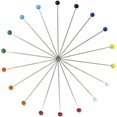 thumbnail image 4 of Sewing Pins, Straight Quilting Pins With Pearlized Heads, Jewelry Diy, Craft Projects, Stainless Steel, Multicolor Glass Heads, Widely Applied, Unique Process Ensures Not Easy To Rust, 4 of 6