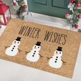 thumbnail image 2 of TIELUTT Tapis de Rédaction Tapis des Fêtes Tapis de Bienvenue pour Porte Tapis de Porte en Polyester Couverture Jetée Non Pelucheuse Tapis Salon Couverture Jetée d'Automne pour Canapé compatible avec Couverture en Macramé Couverture Jetée Écureuil, 2 of 8