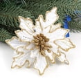 thumbnail image 1 of Matoen12 Christmas Imitation Flower Flannel Christmas Tree Decorative Flowers, 1 of 6