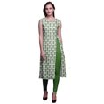 thumbnail image 1 of Bimba Kurti d'Été Sans Manches Imprimé Tunique Droite Robes pour Femmes, 1 of 6