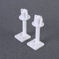 thumbnail image 2 of 4Pcs Plastic Toilet Seat Hinge Bolt Screw with Nuts Set 27x27mm(Random Screw Style), 2 of 7