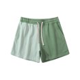 thumbnail image 3 of Mens Shorts Mens Casual Solid Color Casual Drawstring Pockets Elastic Sports Shorts, 3 of 7