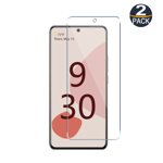 PST [2 Packs] Google Pixel 6A Protecteur d'écran, Protection écran en verre trempé de qualité supérieure avec boîtier & Sans bulles