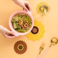thumbnail image 4 of Sunflower Hot Pot Holder Pan Pad Cup Coaster Silicone Table Mat Heat Resistant, 4 of 11