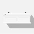 thumbnail image 1 of Veradek Brixton Railing Window Box 36" Planter White, 1 of 10