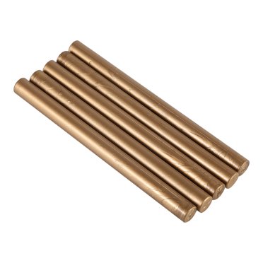ZPSHYD Cire à Cacheter, 5pcs Bâtons De Cire à Cacheter 10 Couleurs Sceau Bâtons De Cire pour Sceller Les Cartes D'invitation De Mariage d'anniversaire Vintage(Bronze)