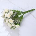 thumbnail image 2 of Simulation Flower 1 Branch Fresh-keeping Flexible Chic Eye-catching Faux Silk Carnation Flower, 2 of 4