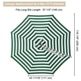 thumbnail image 4 of Yescom 10 Ft Patio Umbrella Replacement Canopy Market Table Top Sunshade Cover Beach, 4 of 10