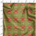 thumbnail image 2 of Soimoi Green Rayon Fabric Crabs Ocean Print Fabric by Yard 56 Inch Wide, 2 of 6