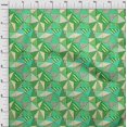 thumbnail image 4 of oneOone Tissu Polyester Lycra Vert à Carreaux Patchwork Matériel de Robe Tissu Imprimé Tissu au Mètre 56 Pouces de Large, 4 of 5