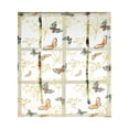 thumbnail image 1 of Pompotops Rod Lift Kitchen And Bathroom Window Curtains, Butterfly Flower Sheer Curtains Clearance, 1 of 5