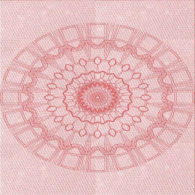 Ahgly Tapis d'Intérieur Lavable en Machine Carré Transitionnel Pastel Rouge Rose, 8 Pieds Carré
