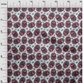 thumbnail image 3 of oneOone Velvet White Fabric Skull Sewing Craft Projects Fabric Prints By Yard 58 Inch Wide-aB, 3 of 4