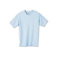 thumbnail image 1 of Hanes Authentic TAGLESS Kid`s Cotton T-Shirt, S, Light Blue, 1 of 1