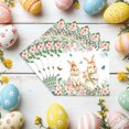 thumbnail image 1 of FcBaudy Easter Theme Party Tableware Set Spring Flower Bunny Disposable Party Supplies Disposable tableware, 1 of 4