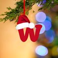 thumbnail image 1 of Fridja 26 Letters Christmas Tree Decoration Pendant, Christmas Tree Ornaments Personalized DIY Christmas Ornaments Christmas Decoration Xmas Tree Hanging Decor (W), 1 of 5