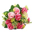 thumbnail image 2 of Agiferg 2PC Fake Flowers Vintage Artificial Silk Flowers Wedding Home Decoration, 2 of 2