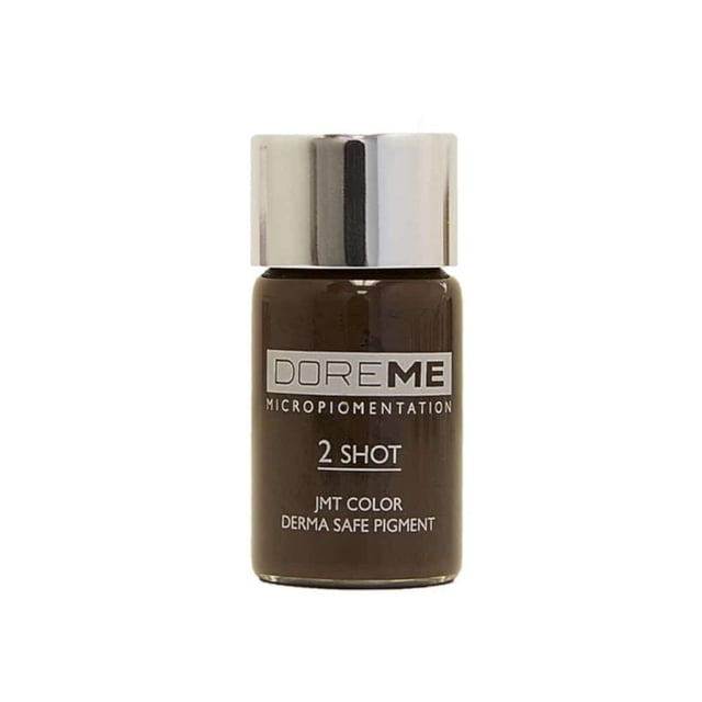 Doreme 2 Shot Manual Permanent Makeup Pigment Ink for Microblading (Warm Brown 816)