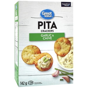 Great Value Garlic & Crackers de Pita à chiches