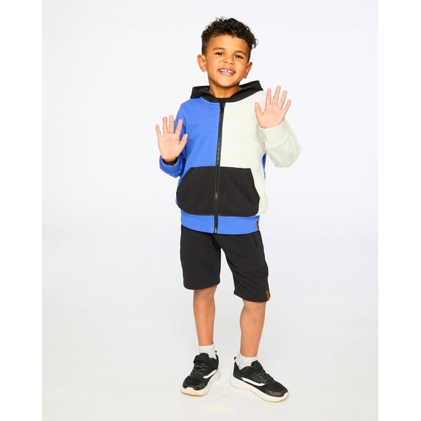 FRENCH TERRY×LACE HALF PANTS French Terry Shorts With Cross Seams Black - Walmart.ca