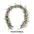 thumbnail image 3 of Amzcrzy s,,Indoor Decorations, Ornaments Simulation Rattan Flower Vines Decorative Vines s Conditioning Pipelines Shade Living Room Ceiling Plastic Twisted Eucalyptuss Rattan Simulation Rattans, 3 of 6