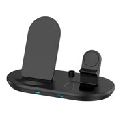 Birdeem Three in One Wireless Charger with Multifunctional 15W Fast Charging and Multiple Interface Charging Detachable Storage for Wireless Charging