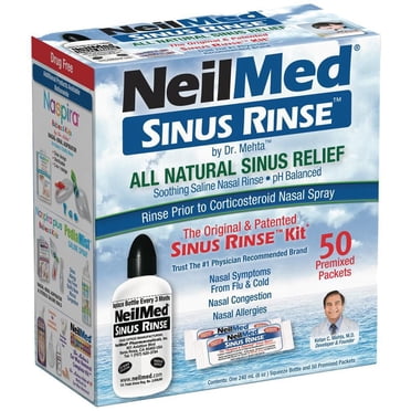 Sinus Rinse – Trousse classique avec 50 sachets prêts à l’emploi