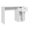 thumbnail image 5 of Madesa Compact Computer Desk Study Table for Small Spaces Home Office 43 Inch Student Laptop PC Writing Desks with Storage and Drawer, Modern Ergonomic Gaming  Workstation - White, 5 of 5
